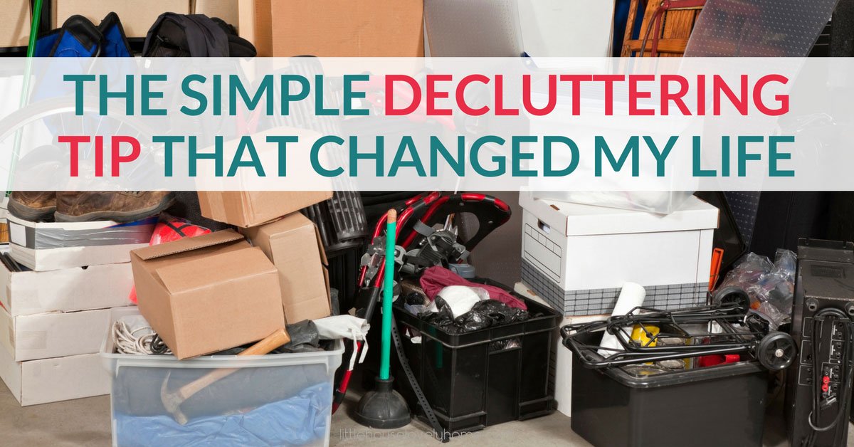 This simple decluttering tip changed my life. It allowed me to see my stuff in a new light and align the items I keep with my life goals. Check out the post to read more about how I declutter my small home.
