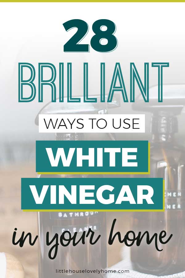 White vinegar has so many uses - not just cleaning. You can use vinegar to soften your cuticles, as a fabric softener and so much more. Everyone should have a bottle of cleaning vinegar or just regular old vinegar in their home. vinegar tips | cleaning tips | natural cleaners