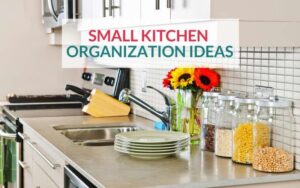 Looking for clever small kitchen ideas? Small space kitchen organization requires some creativity and forethought. Check out these brilliant ideas to find more space and create a small kitchen you love.