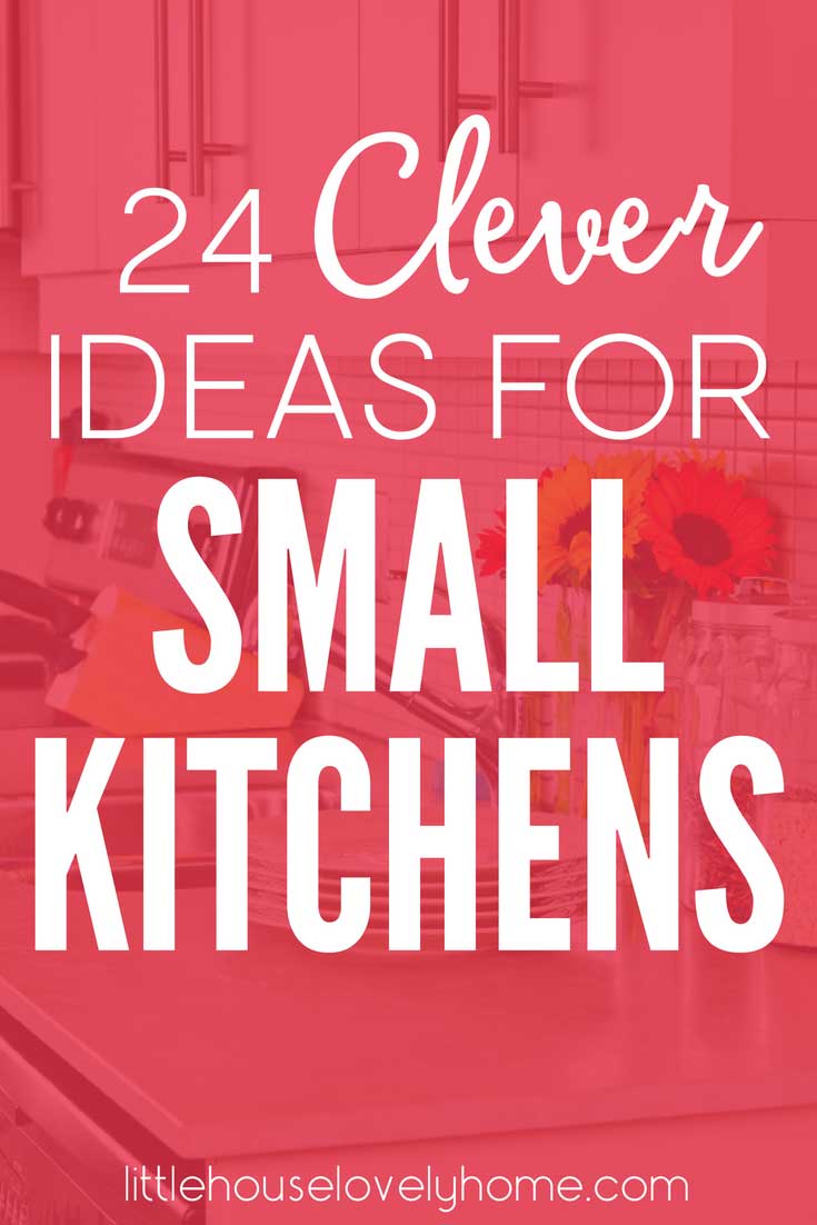 Small kitchen organization ideas. Are you struggling with how to organize a small kitchen? You're not alone. This great list of ways to increase storage and function in a small kitchen is just what you need. #kitchenorganization #smallkitchens #kitchenideas