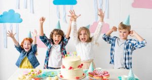 A fiver party puts the joy of birthday party ahead of the gift-giving experience.