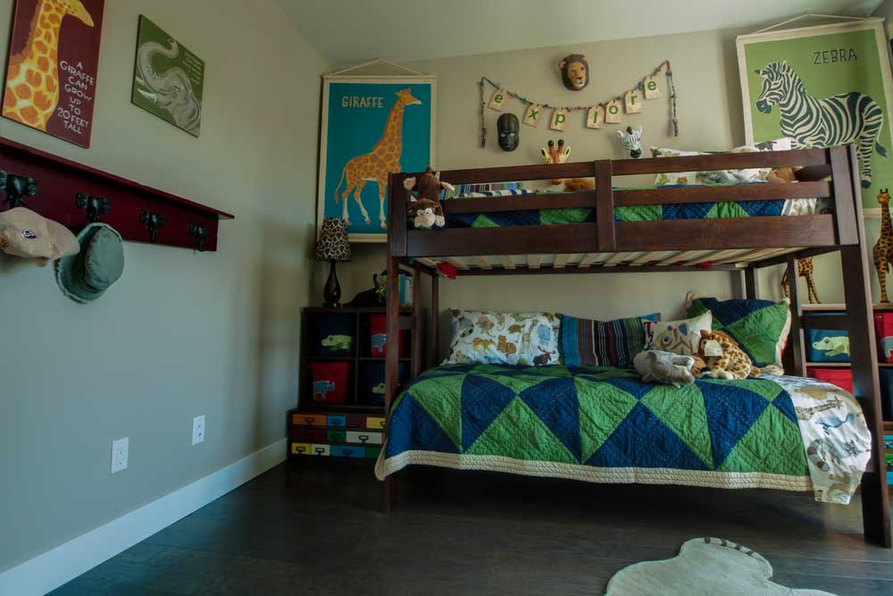 Our kids are going to share a room. This picture of kids bunk beds is something like what we'll have.