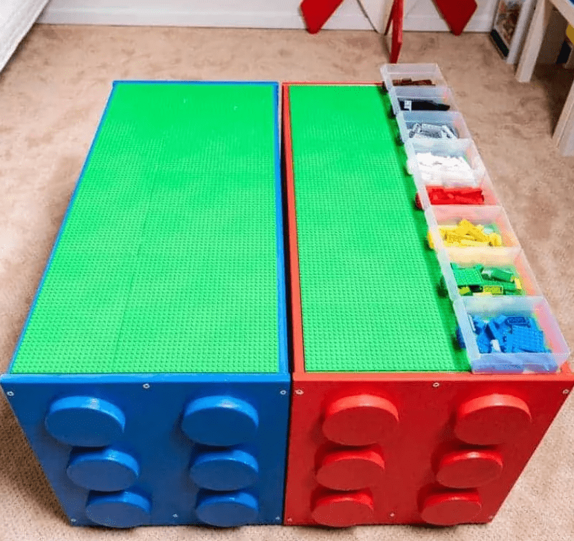 DIY LEGO Storage Table