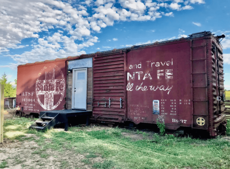 Santa Fe Boxcar in Kansas