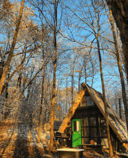 A Frame Tiny House In New York