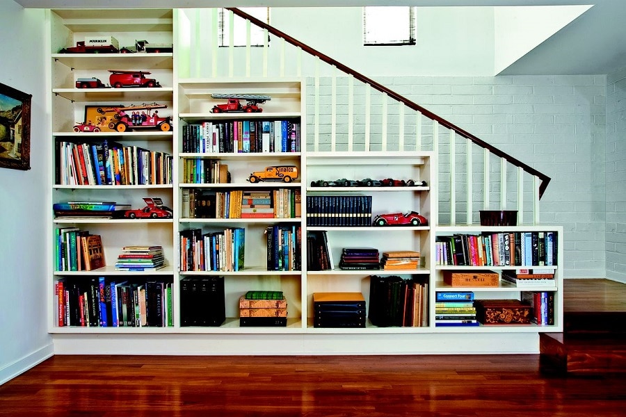 Storage under stairs