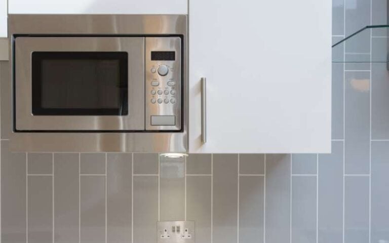 Where to Put the Microwave in a Small Kitchen | Little House Lovely Home