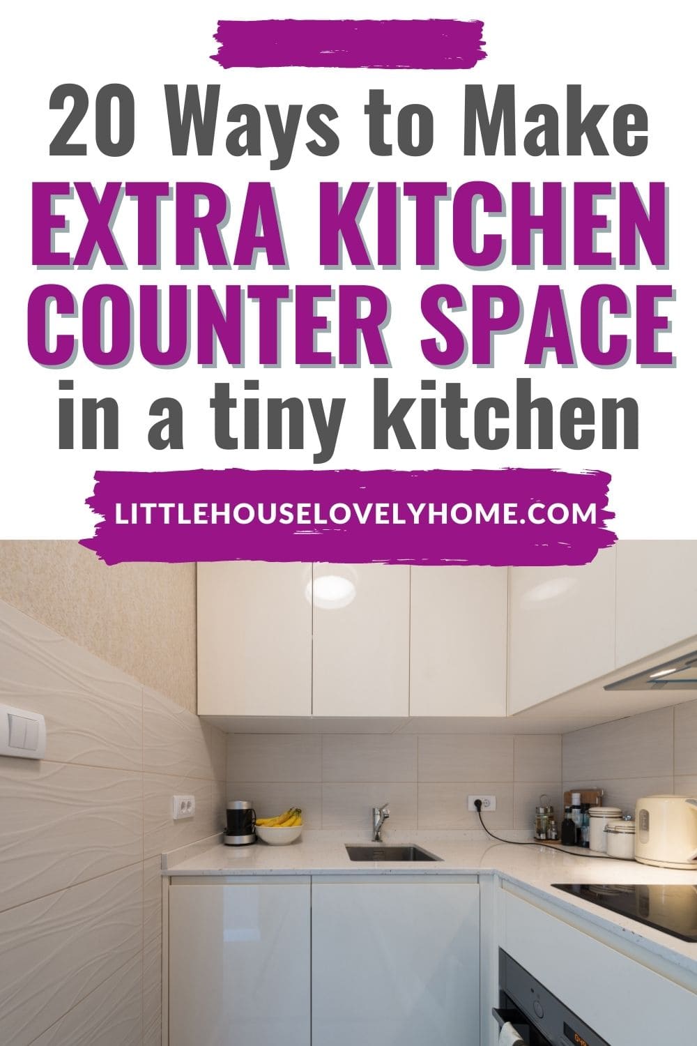 20 Ways To Make Extra Kitchen Counter Space