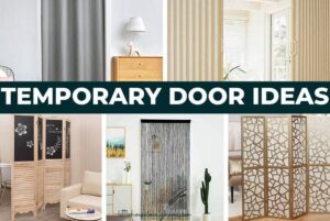 25 Temporary Door Ideas For The Home (with Photos)