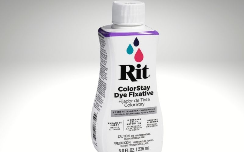 Photo of Rit colorstay dye fixative in light background