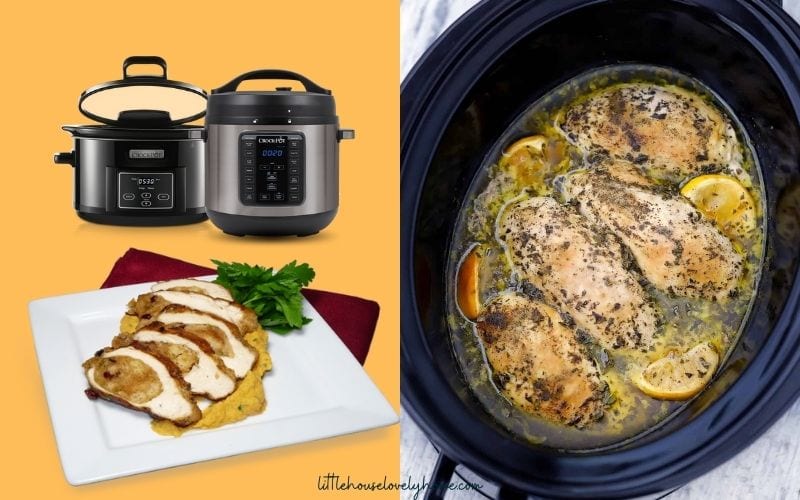 chicken breasts cooked in crockpot