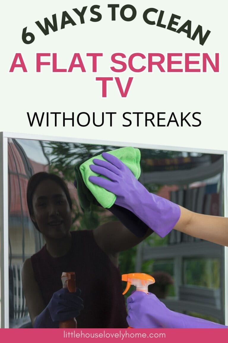 6 Ways to Clean a Flat Screen TV Without Streaks Little House Lovely Home