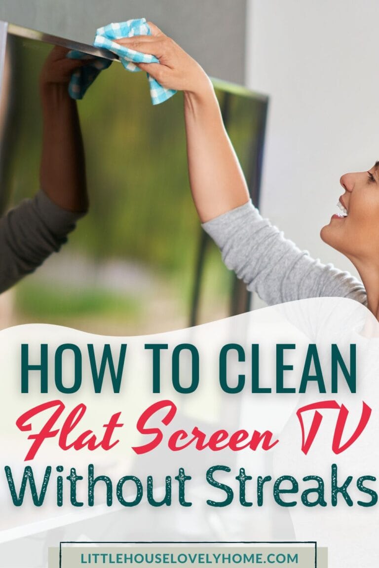 6 Ways to Clean a Flat Screen TV Without Streaks Little House Lovely Home