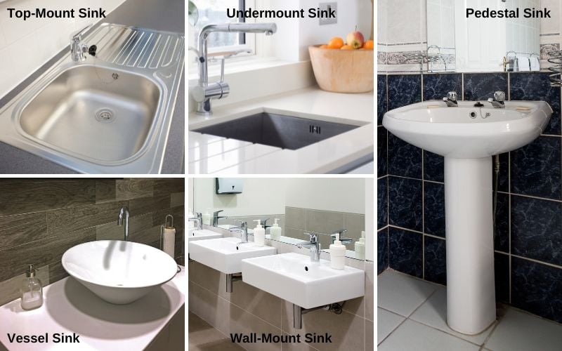 Types of Sinks