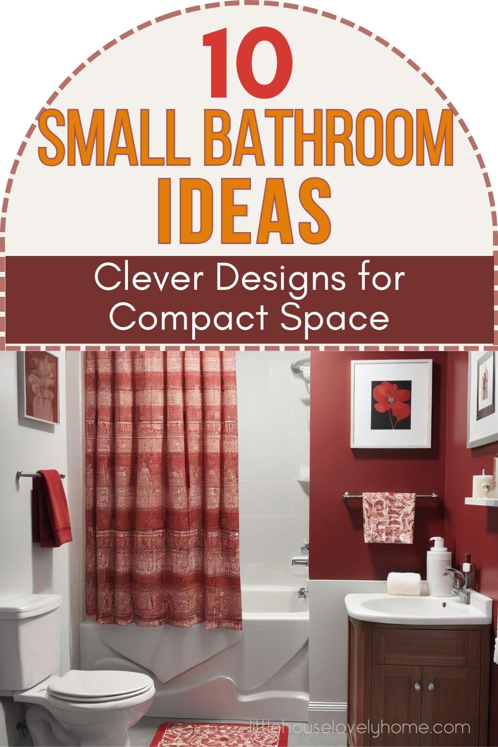 Small Bathroom Ideas Pin Image