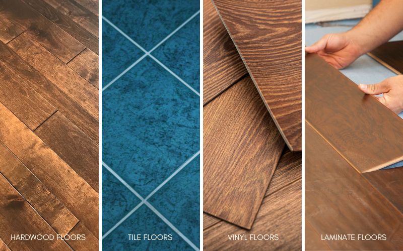 image showing different types of floors