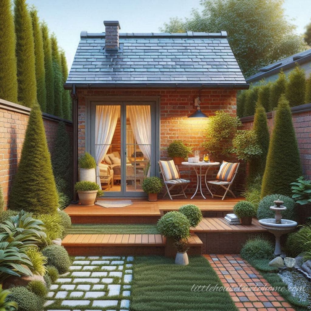 Calming Cozy Corner in Compact Courtyards