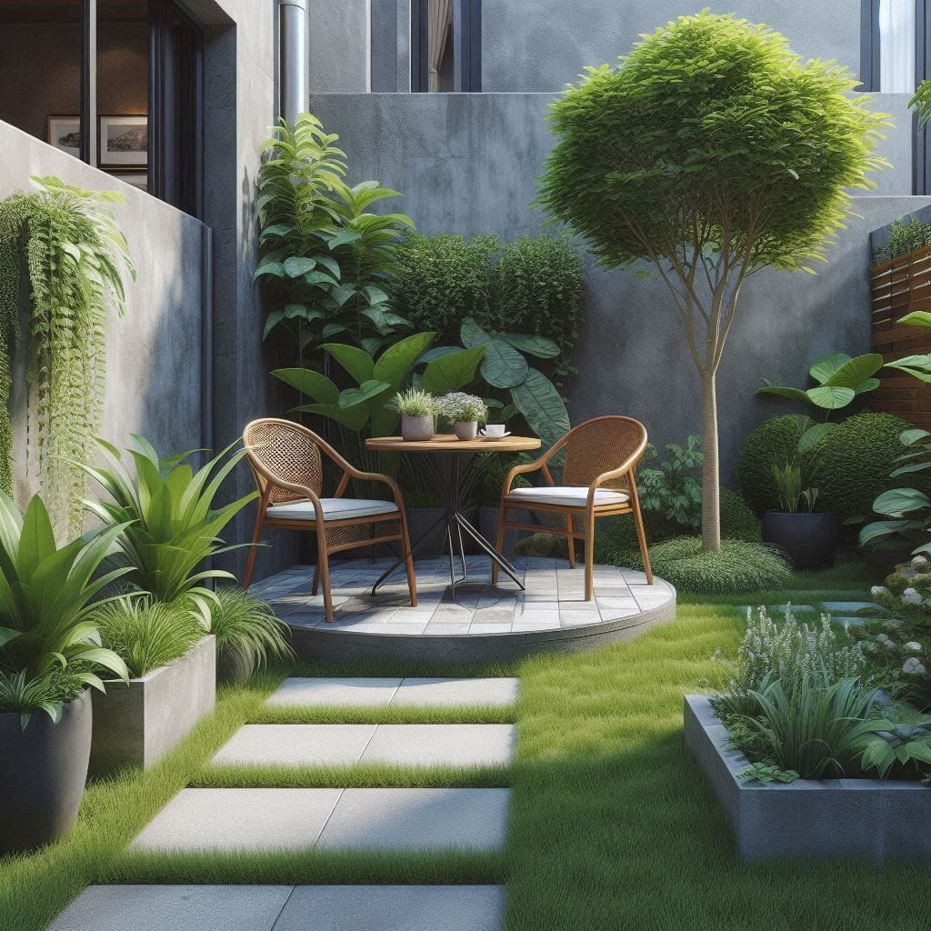 Wicker & Greenery Patio Escape