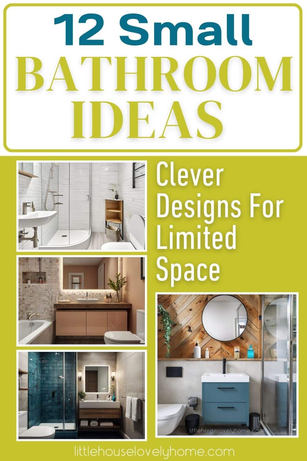 12 SMALL BATHROOM IDEAS