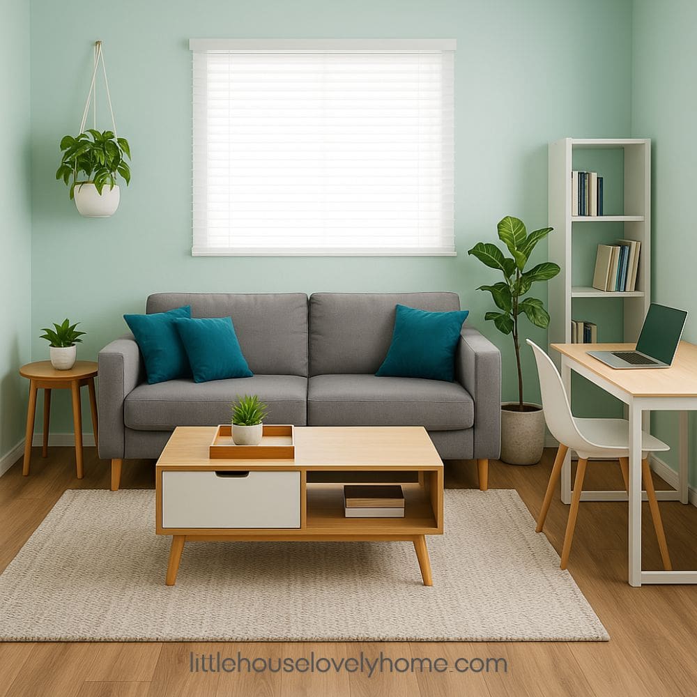 Fresh and Functional Small Living Area